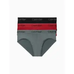 CALVIN KLEIN - Pack negro de 3 slip - micro stretch