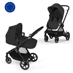 CYBEX - Coche EOS 2 en 1 - Moon Black (Negro)