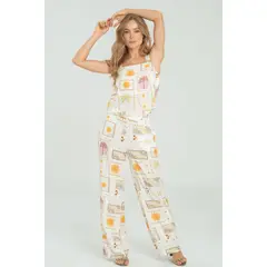 RAGGED - Pantalon saint tropez Marfil