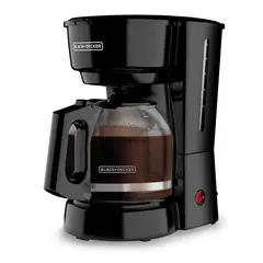 BLACK+DECKER - Cafetera CM0916B semi automática de goteo color negro