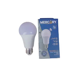 GENERICO - Bombillo Sensor de Movimiento 9w Led Luz Blanca