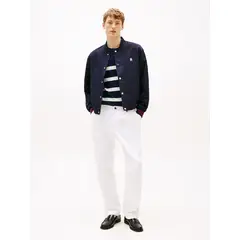 TOMMY HILFIGER - Rompe azul viento bomber reversible
