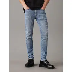 CALVIN KLEIN - Jeans Azul slim tapere Para Hombre