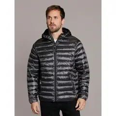 CALVIN KLEIN - Chaqueta multicolor acolchada con capota