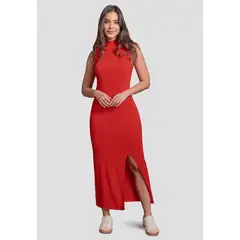 MARKETING PERSONAL - Vestido Largo Mujer Rojo Mp 103739