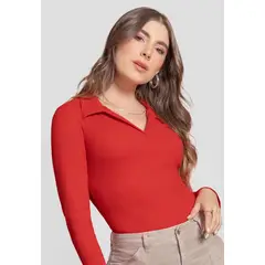 MARKETING PERSONAL - Body Mujer Rojo Mp 111041