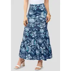 MARKETING PERSONAL - Falda Larga Mujer Estampado Mp 111074