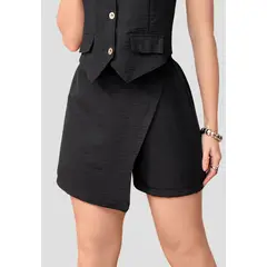 MARKETING PERSONAL - Falda Corta Mujer Negro Mp 111274