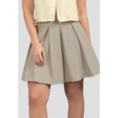 MARKETING PERSONAL - Falda Corta Mujer Latte Mp 110986