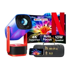 GENERICO - Proyector Inteligente WiFi Bluetooth SkyEcho+Estuche