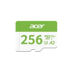 ACER - Tarjeta MicroSD 256GB MSC300 Clase 10 UHS-I160 MBs
