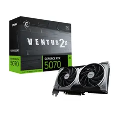MSI - Tarjeta de Video GeForce RTX 5070 VENTUS 2X OC 12GB