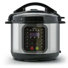 HOME ELEMENTS - Olla Eléctrica Multifuncional 12 Funciones 4L 800W HE0M4202S -Negro