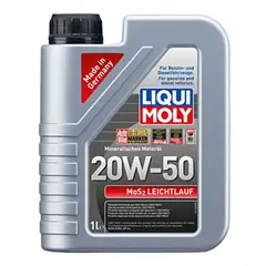 LIQUI MOLY - Aceite 20W50 MOS2 Leichtlauf Mineral 1L LM1220