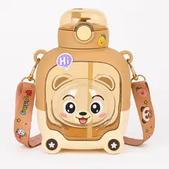 AMERICAN GENERICS - Termo botilito para agua de oso Cafe