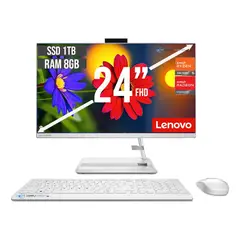 LENOVO - Todo en Uno Ágil Negro – Ryzen 5