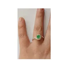 GENERICO - Anillo Plata Cajuluxe El Poder De La Esmeralda En Tus Manos