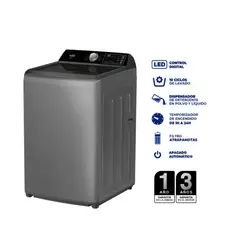 KALLEY - Lavadora Carga Superior 18 Kilos K-LD18G2 Gris