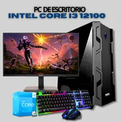 INTEL - Computador GAMER Core i3-12100 16GB 512GB - G123162HSD