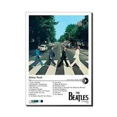 PRINTKING - Cuadro The Beatles - Abbey Road 30x42cm A3 Afiche Retablo Póster
