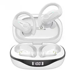GENERICO - Audifonos de ganchos LP75 Blanco bateria larga duraccion bluetooth 5.3