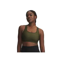 UNDER ARMOUR - Sujetador Mujer CROSSBACK MID BRA Verde