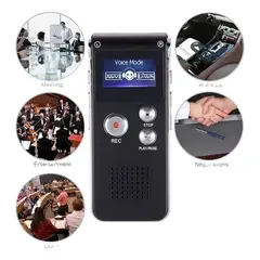 GENERICO - Grabadora Voz Digital Recargable Audio Periodismo Portátil
