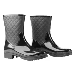 IDECAL - Botas Lluvia Impermeable Mujer Melissa Acolchado Caucho