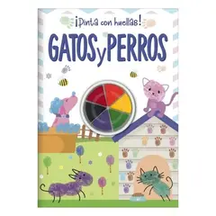 LEXUS - Libro ¡Pinta Con Huellas - Gatos Y Perros