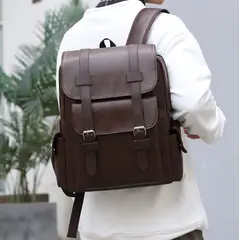 BOLSOS Y ACCESORIOS MB - BOLSO MORRAL VINTAGE ELEGANTE PARA TRABAJO O ESTUDIO