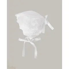 BABY SAMUU - Gorro de Encaje Español para Bebé