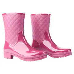 IDECAL - Botas Lluvia Impermeable Mujer Melissa Acolchado Caucho