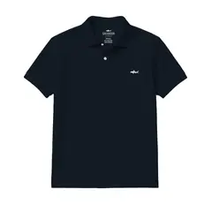 SALVADOR BEACHWEAR - CAMISETA POLO AZUL OSCURO