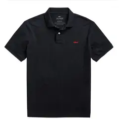 SALVADOR BEACHWEAR - CAMISETA POLO NEGRA