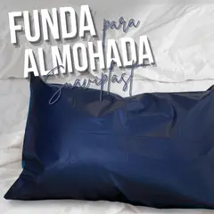 GENERICO - Funda Protectora para Almohada en Suaviplast Azul oscuro C4