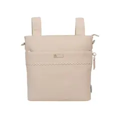BIMBIDREAMS - Bolso Talega ecopiel con cambiador Rombos Beige
