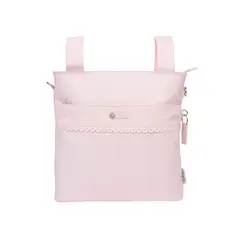 BIMBIDREAMS - Bolso Talega ecopiel con cambiador Rombos Rosa