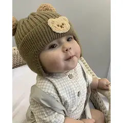 GENERICO - Gorro Tejido Tommy Beanie para Bebé Baby Samuu