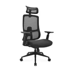 BONNO - Silla Escritorio Sun con Cabecero Negro