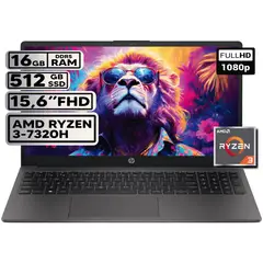 HP - PORTATIL 255 G10 AMD RYZEN 3 7330U 16GB RAM 512GB SSD PANTALLA 15,6" HD