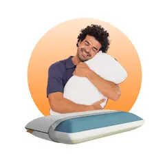 EMMA - Almohada Memory Adapt - Memory Foam - Espuma Viscoelástica - Firmeza Adaptable - 3 Capas De Espuma