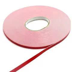 GENERICO - CINTA ADHESIVA ESPUMOSA DOBLE FAZ POR 50 METROS 1" RED TAPE