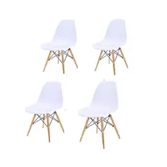 GENERICO - Kit 4 Silla Comedor Modernas