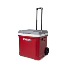 IGLOO - Nevera Portátil Latitude 56 L 60 QT Con Ruedas Roja