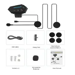 GENERICO - Intercomunicador casco moto bluetooth manos libres