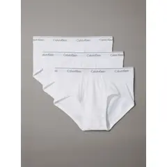 CALVIN KLEIN - Pack blanco de 3 brief - Cotton Classics