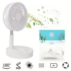 GENERICO - Ventilador Plegable Silencioso Con Altura Ajustable