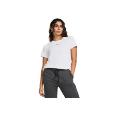 UNDER ARMOUR - Camiseta Mujer UA RIVAL CORE SS Blanco