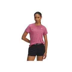 UNDER ARMOUR - Camiseta Mujer TECH SSC TWIST Rojo
