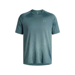 UNDER ARMOUR - Camiseta Hombre UA TECH FADE SS Azul